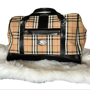 BURBERRY Vintage luggage w/ combination lock